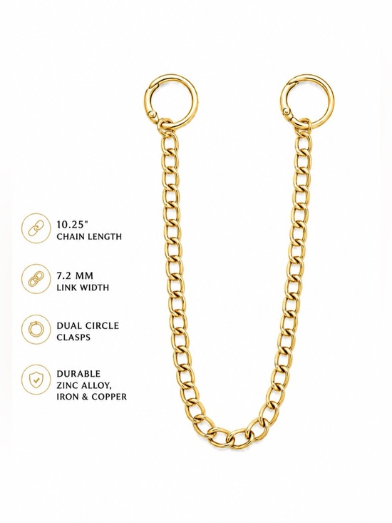 Accessories - Golden bag charm strap